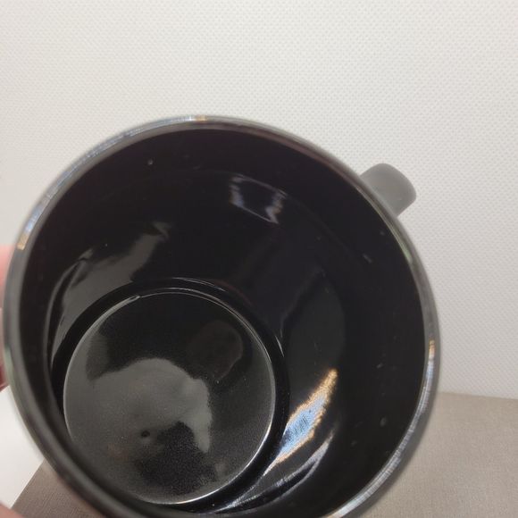 Aries Zodiac Coffee Mug Black Gold Ram Astrology Cup Mar 21 - Apr 19 - Picture 5 of 8